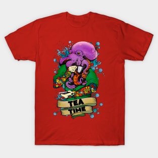 Octopus Hipster T-Shirt